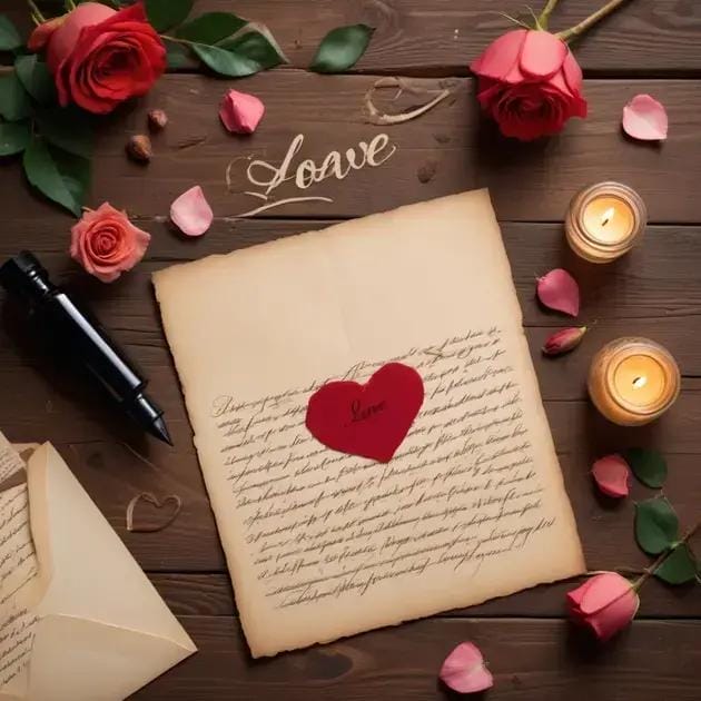 Modelo de Cartas de Amor que Derretem Corações Apaixonados